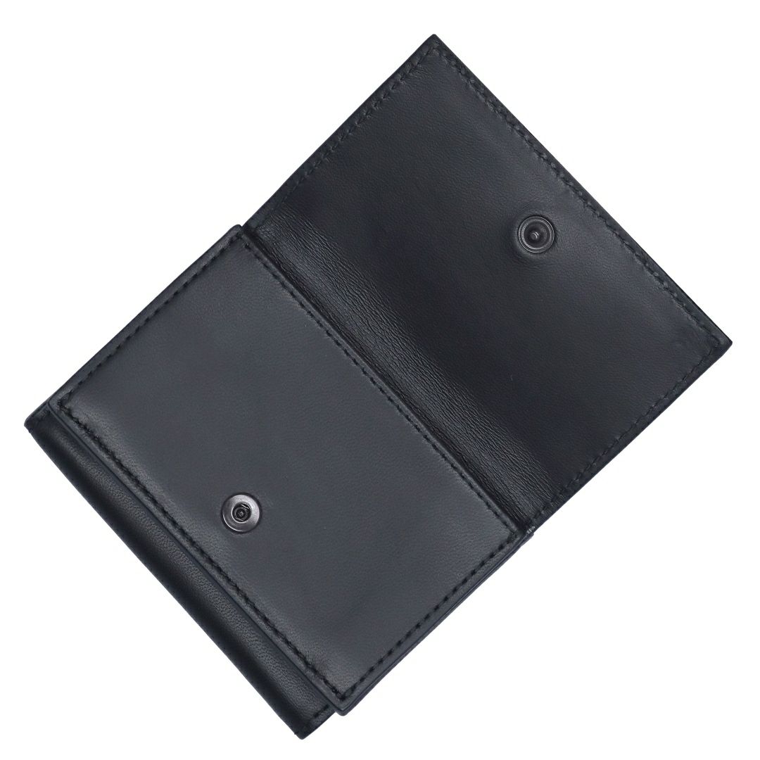 ボッテガヴェネタ BOTTEGA VENETA 折財布 3つ折り財布 イントレチャート 515385 VO0B2 8885 NERO/GY