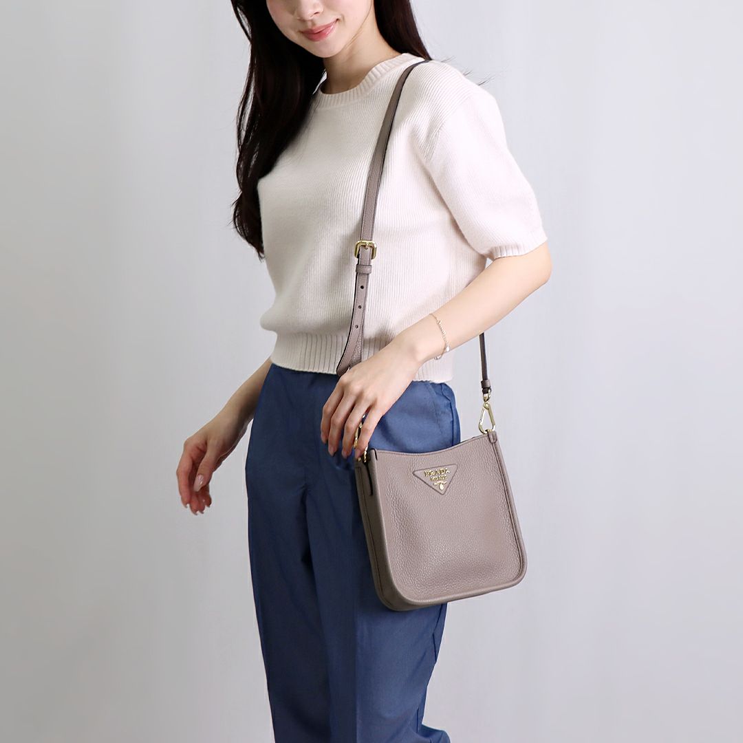 プラダ PRADA ショルダーバッグ BANDOLIERA 1BH191 2DKV 7NO F03QH ARGILLA 【お取り寄せ】