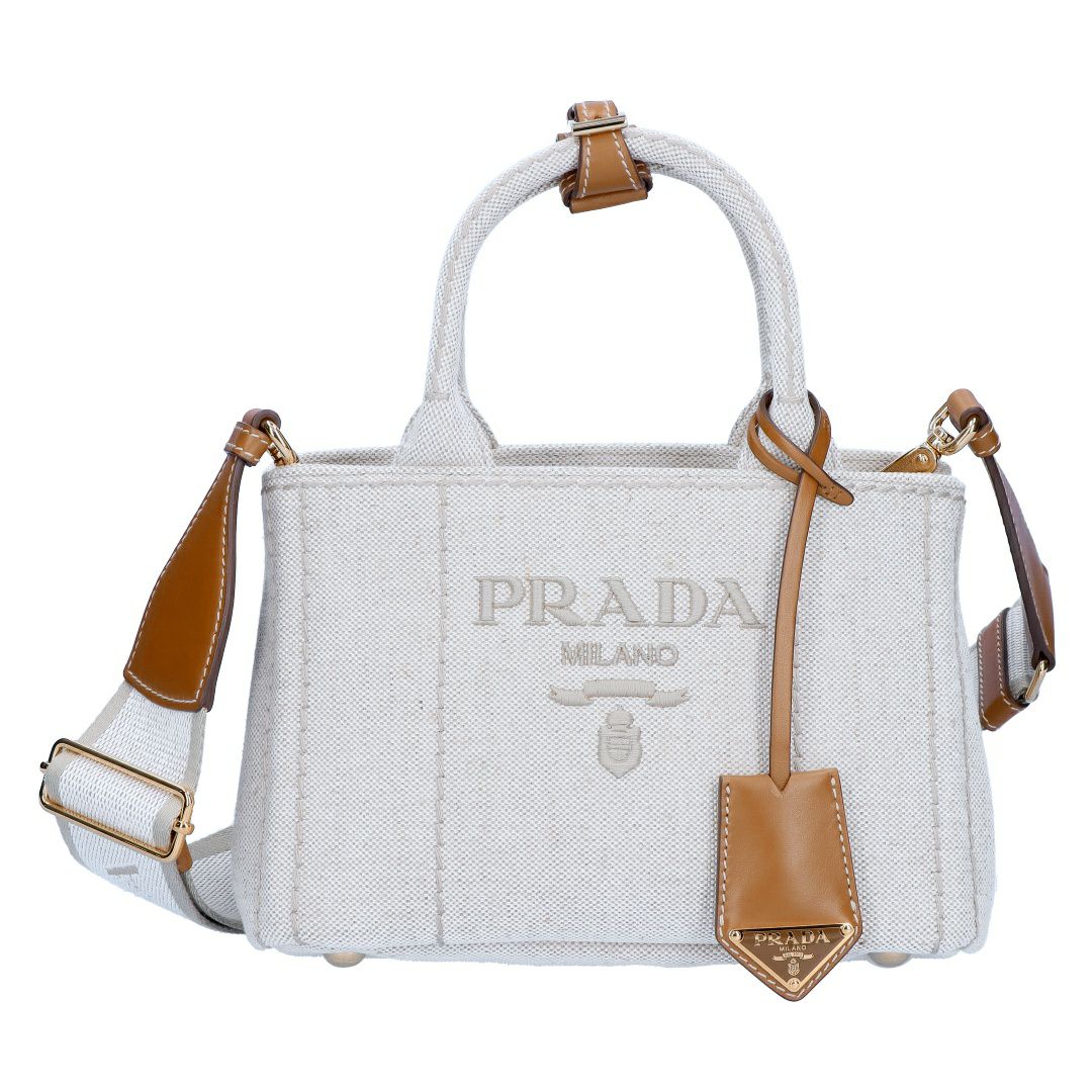 プラダ PRADA 2WAYバッグ BORSA A MANO 1BA038 2CX9 8OM F0018 NATURALE 【お取り寄せ】