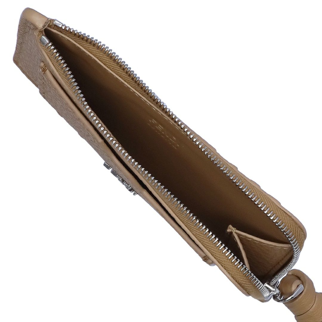 フェンディ FENDI カードケース コインケース SELLERIA セレリア 8M0489 ARC1 F0EMR CAPPUCCINO+PALLADIO フラグメントケース 【お取り寄せ】