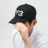 ワイスリー Y-3 キャップ 帽子 Y-3 LOGO CAP ロゴキャップ JP1142 BLACK/TALC