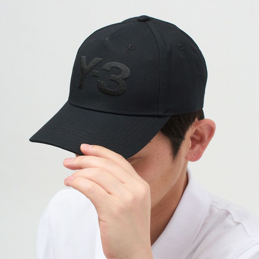 ワイスリー Y-3 キャップ 帽子 Y-3 LOGO CAP ロゴキャップ JP1143 BLACK