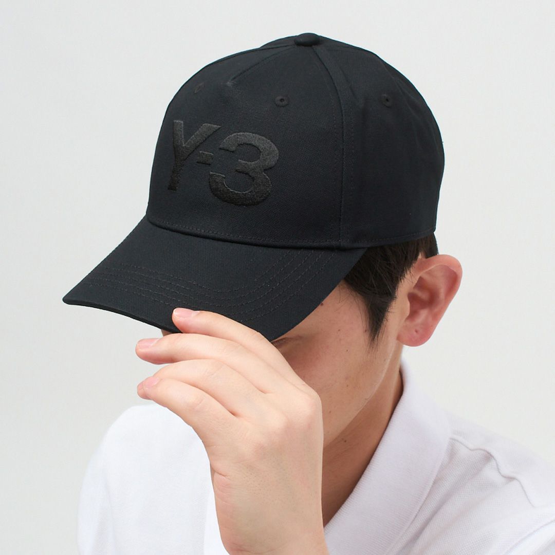 ワイスリー Y-3 キャップ 帽子 Y-3 LOGO CAP ロゴキャップ JP1143 BLACK