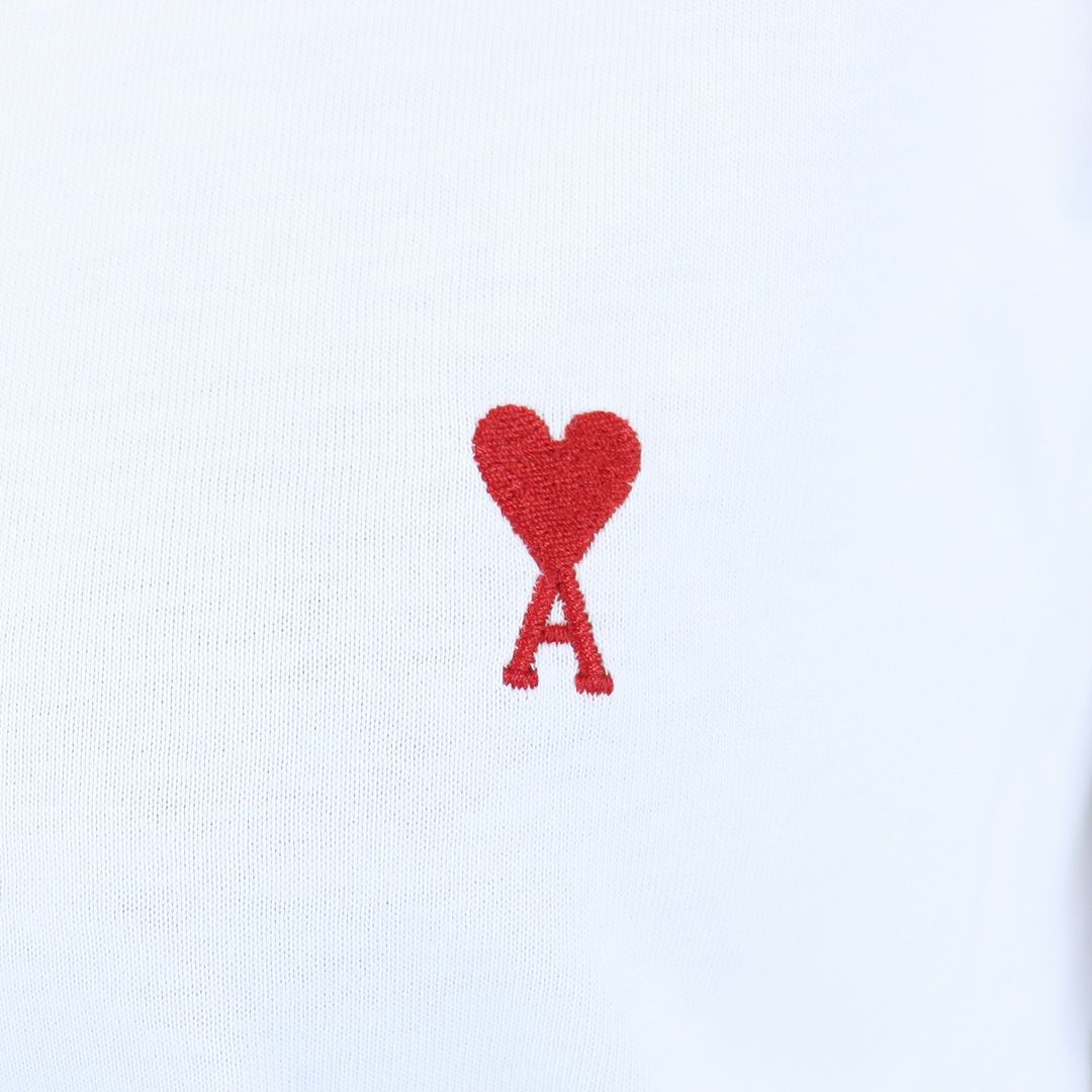 アミパリス AMI PARIS ユニセックス メンズ レディース 半袖Tシャツ RED AMI DE COEUR BFUTS035.724