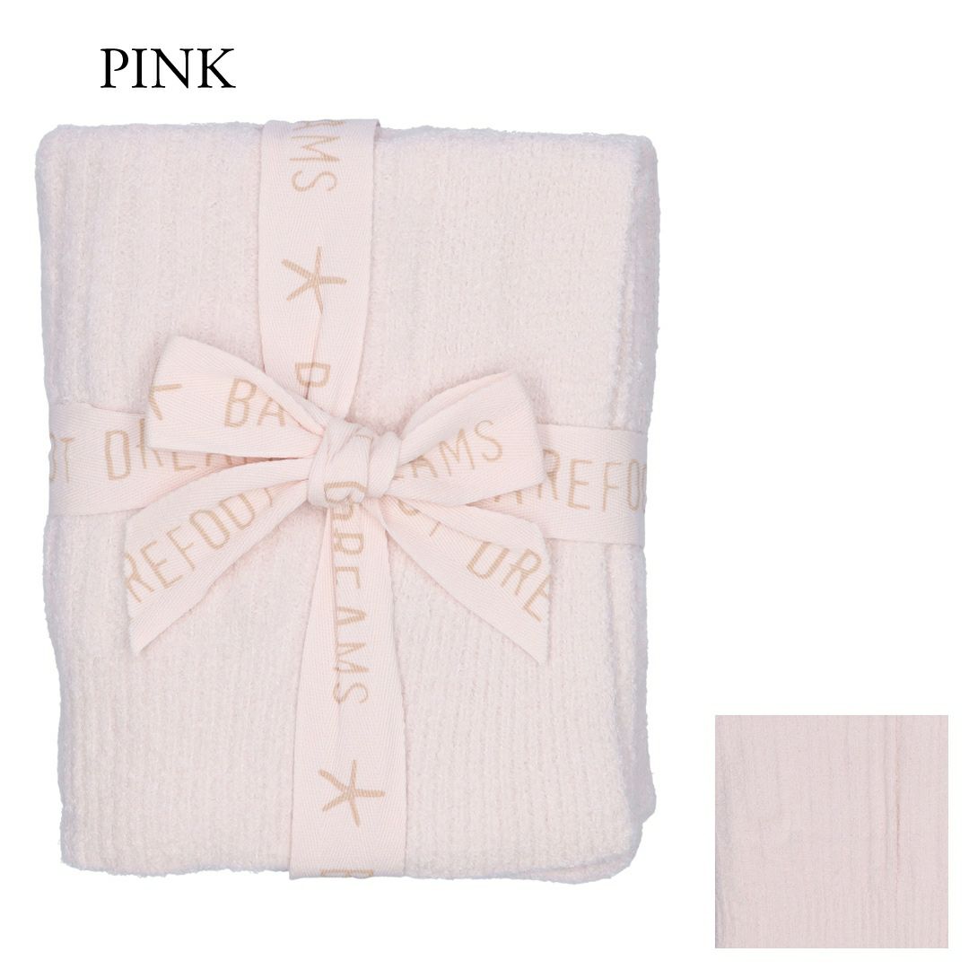 ベアフットドリームス BAREFOOT DREAMS ブランケット ベビーブランケット リブ ブランケット COZYCHIC THROW LIGHT B467 100×73(cm)