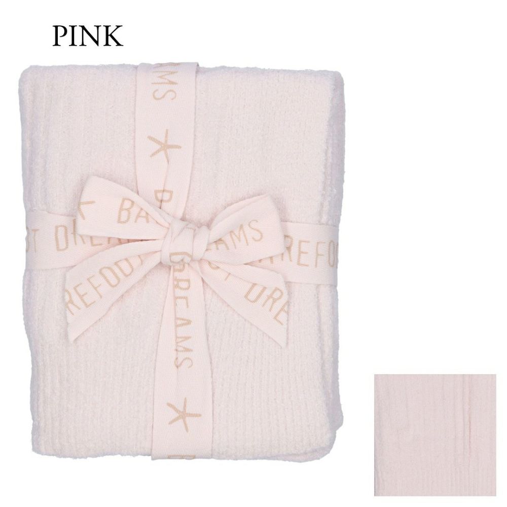 ベアフットドリームス BAREFOOT DREAMS ブランケット ベビーブランケット リブ ブランケット COZYCHIC THROW LIGHT B467 100×73(cm)