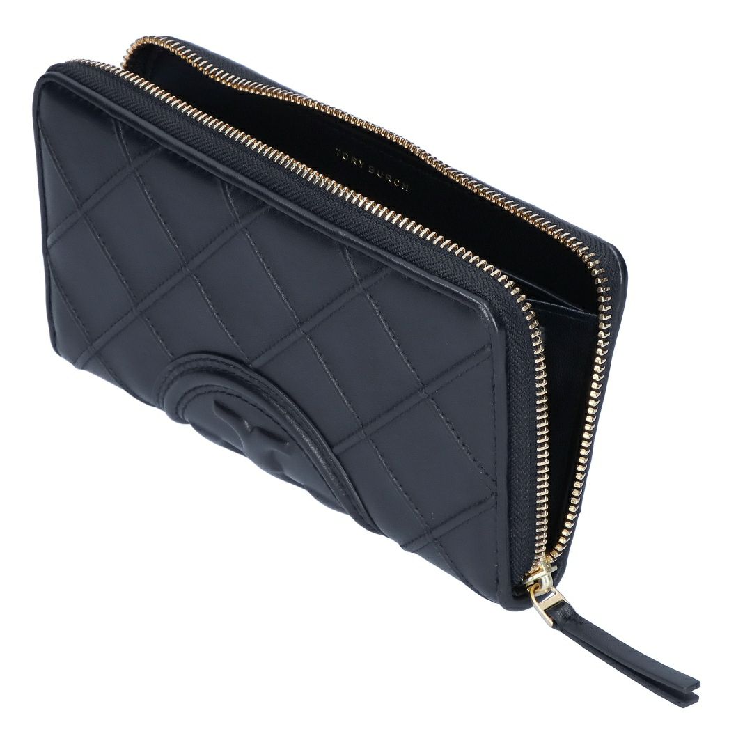 トリーバーチ TORY BURCH 長財布 FLEMING SOFT ZIP CONTINENTAL WALLET フレミング 140344 001 BLACK