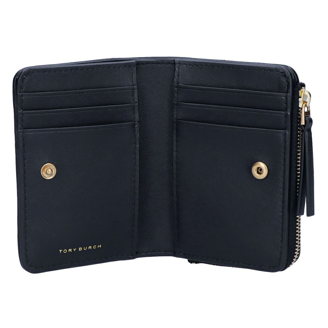 トリーバーチ TORY BURCH 折財布 二つ折り財布 BI-FOLD WALLET キラ 153121 001 BLACK
