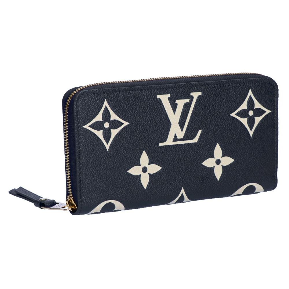 ルイヴィトン LOUIS VUITTON 長財布 ラウンド財布 ジッピー・ウォレット M80481 アンプラント ブラック