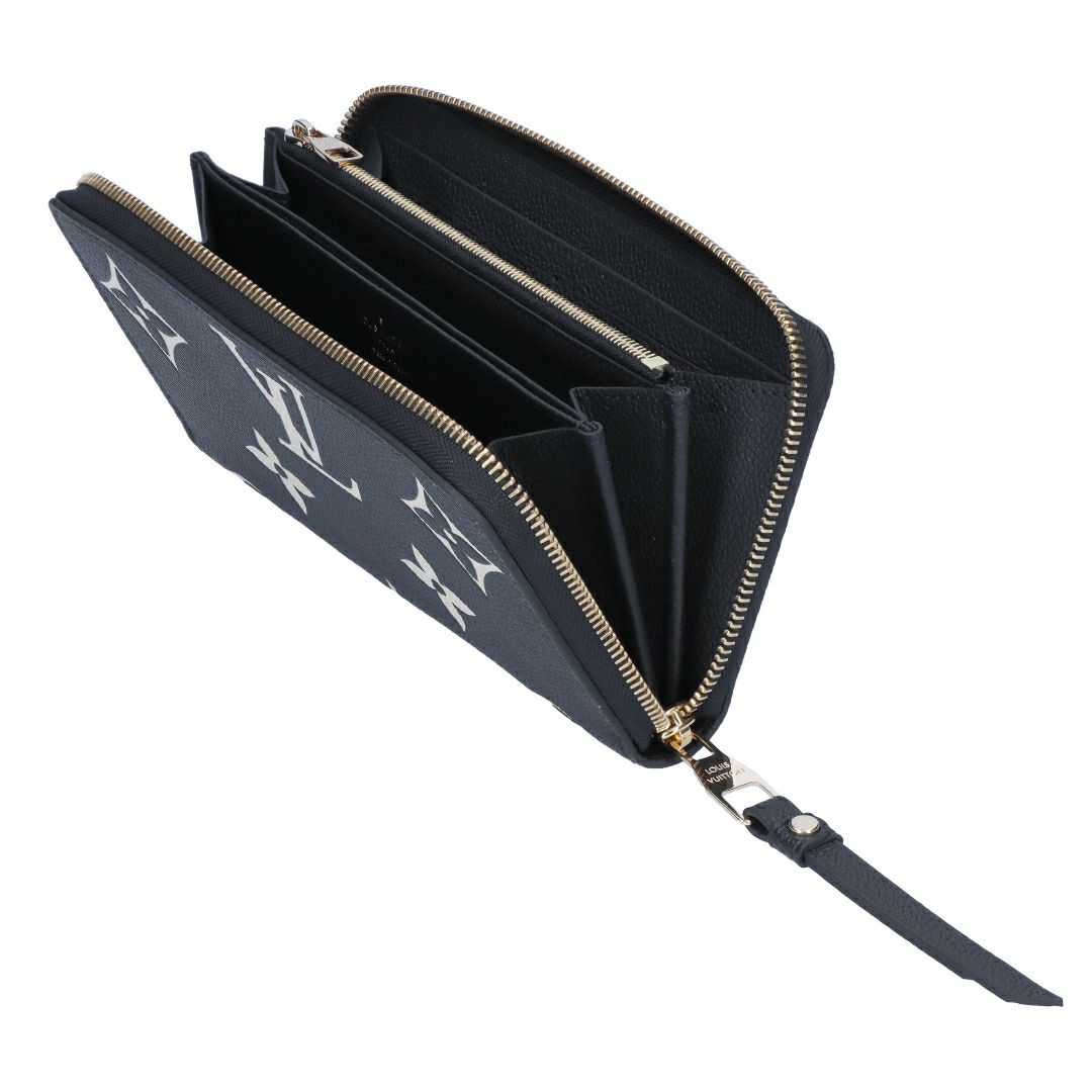 ルイヴィトン LOUIS VUITTON 長財布 ラウンド財布 ジッピー・ウォレット M80481 アンプラント ブラック