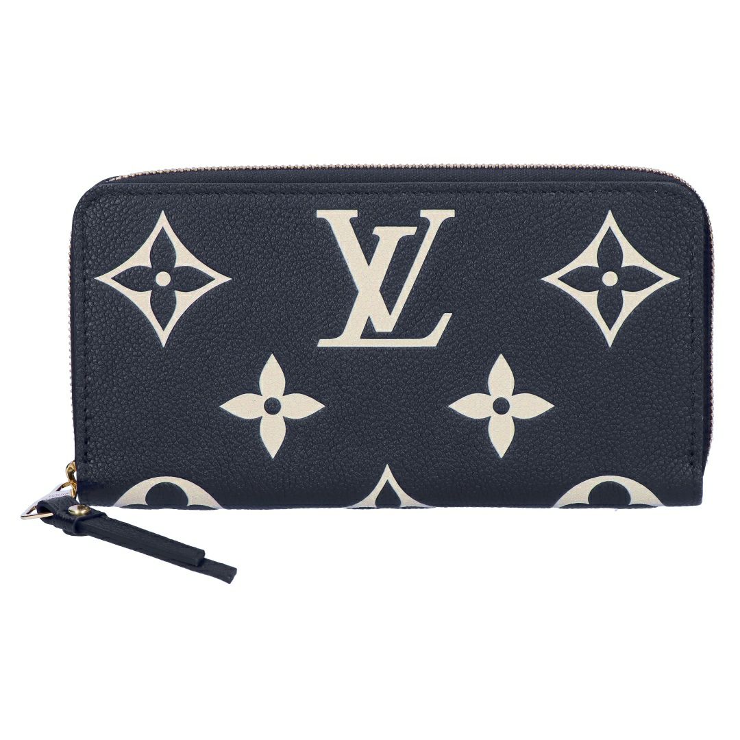 ルイヴィトン LOUIS VUITTON 長財布 ラウンド財布 ジッピー・ウォレット M80481 アンプラント ブラック