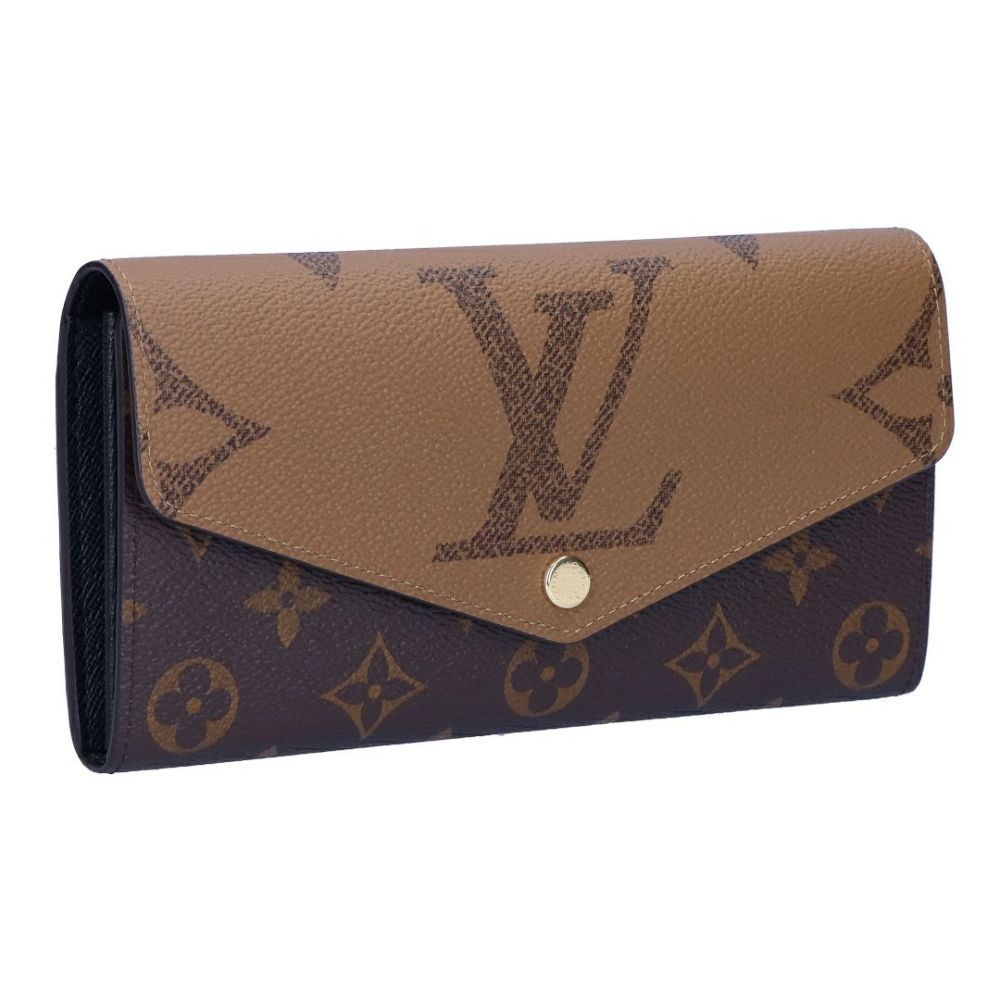 ルイヴィトン LOUIS VUITTON 長財布 フラップ財布 ポルトフォイユ･サラ M80726 ジャイアント・モノグラム