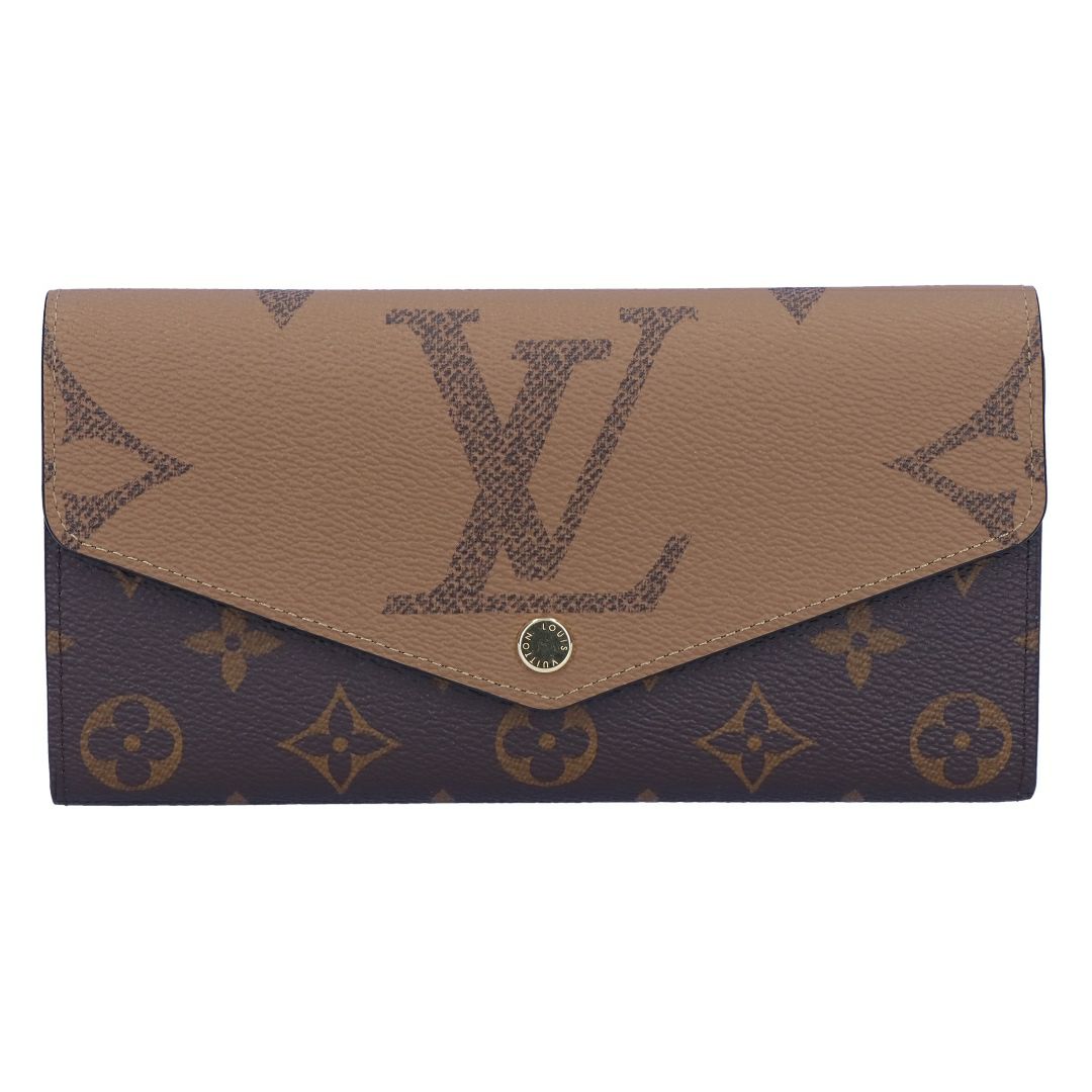 ルイヴィトン LOUIS VUITTON 長財布 フラップ財布 ポルトフォイユ･サラ M80726 ジャイアント・モノグラム
