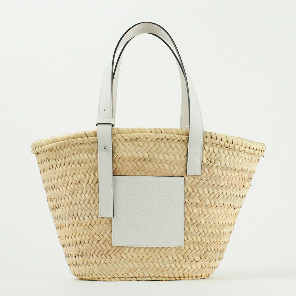 ロエベ かごバッグ バスケットバッグ A223S92X04 ホワイト系(2163 NATURAL/WHITE) LOEWE