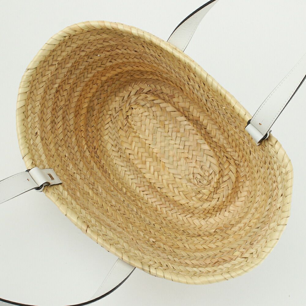 ロエベ かごバッグ バスケットバッグ A223S92X04 ホワイト系(2163 NATURAL/WHITE) LOEWE