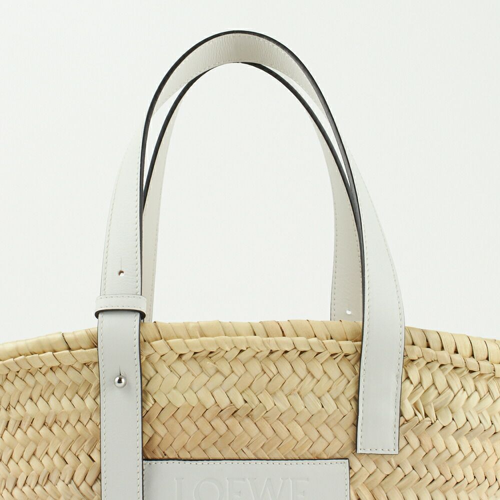 ロエベ かごバッグ バスケットバッグ A223S92X04 ホワイト系(2163 NATURAL/WHITE) LOEWE