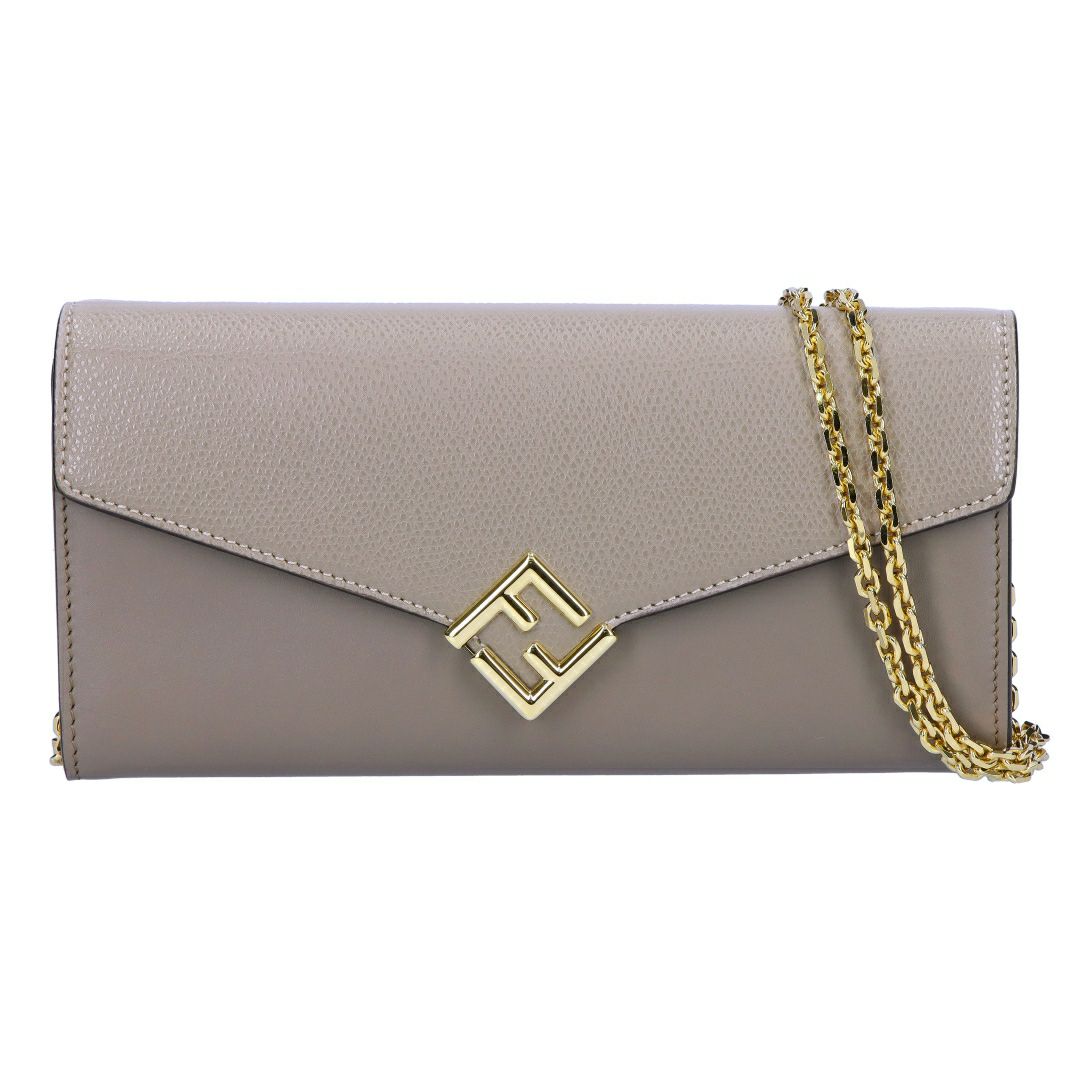 フェンディ FENDI 長財布 チェーンウォレット 8M0365 ALV4 F1N1G TARTUFO+TORTORA+OS 【お取り寄せ】