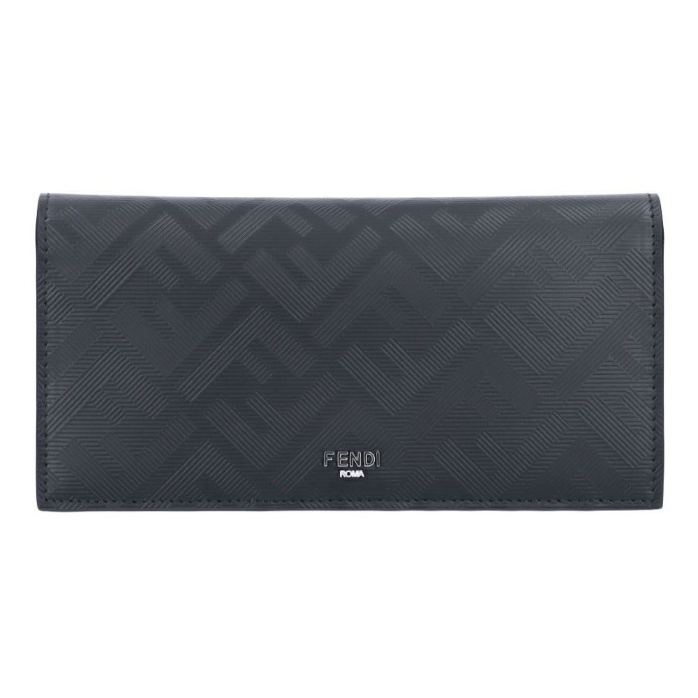 フェンディ FENDI メンズ 長財布 7M0355 AJF4 F19KP NERO+FRAGOLA+P ブラック 【お取り寄せ】