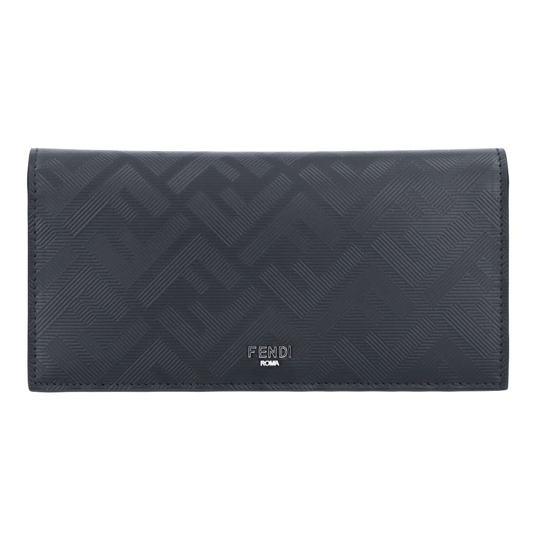 フェンディ FENDI メンズ 長財布 7M0355 AJF4 F19KP NERO+FRAGOLA+P ブラック 【お取り寄せ】