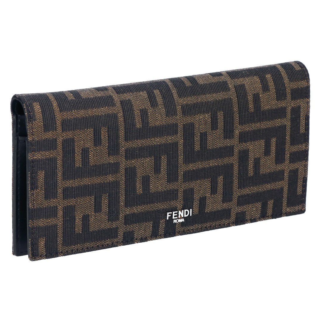 フェンディ FENDI 長財布 ダイアゴナル 7M0210 AFCB F0FDY ACCIAIO+  
