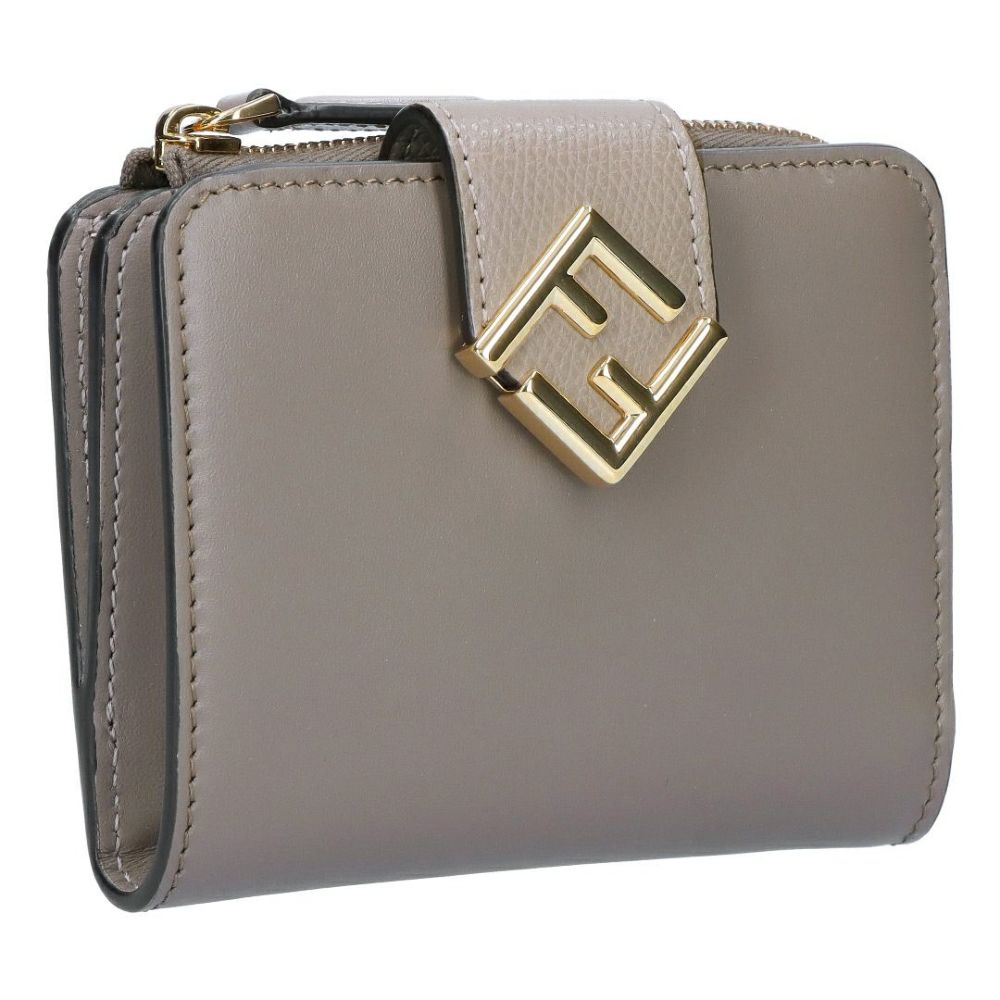 フェンディ FENDI 折財布 二つ折財布 FFダイヤモンド 8M0490 ALV4 F1N1G TARTUFO+TORTORA+OS 【お取り寄せ】