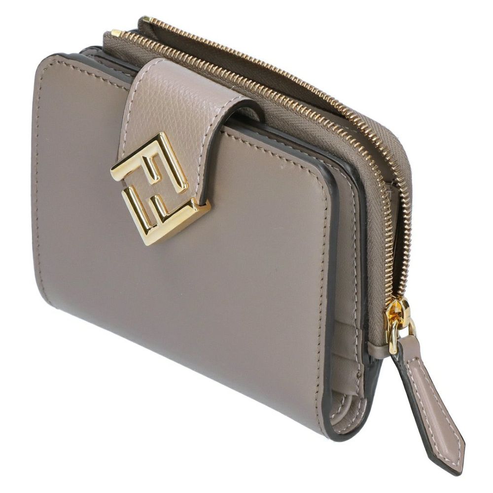 フェンディ FENDI 折財布 二つ折財布 FFダイヤモンド 8M0490 ALV4 F1N1G TARTUFO+TORTORA+OS 【お取り寄せ】