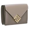 フェンディ FENDI 折財布 三つ折り財布 FFダイヤモンド 8M0480 ALV4 F1N1G TRUFFLE+DOVE+SOFT GOLD 【お取り寄せ】