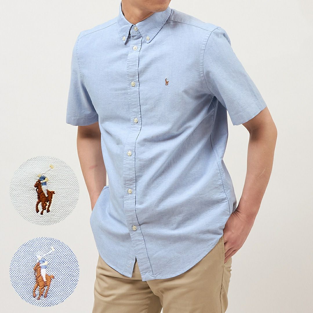ポロ ラルフローレン POLO RALPH LAUREN ボーイズライン メンズ 半袖シャツ 323886742 OXFORD SPORT SHIRT