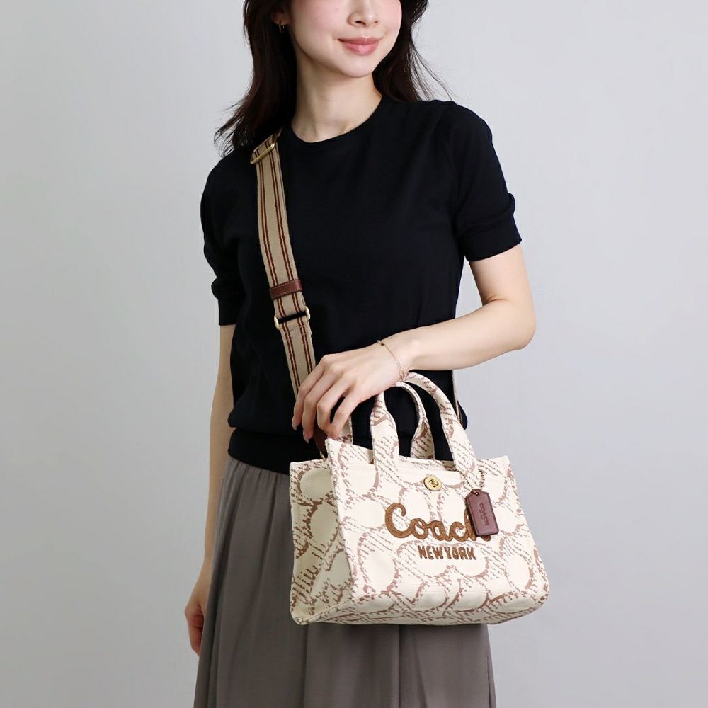 コーチ COACH 2WAYバッグ CAM61 B4/NP キャンバストート カーゴトート
