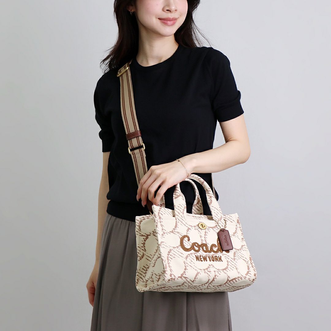 コーチ COACH 2WAYバッグ CAM61 B4/NP キャンバストート カーゴトート