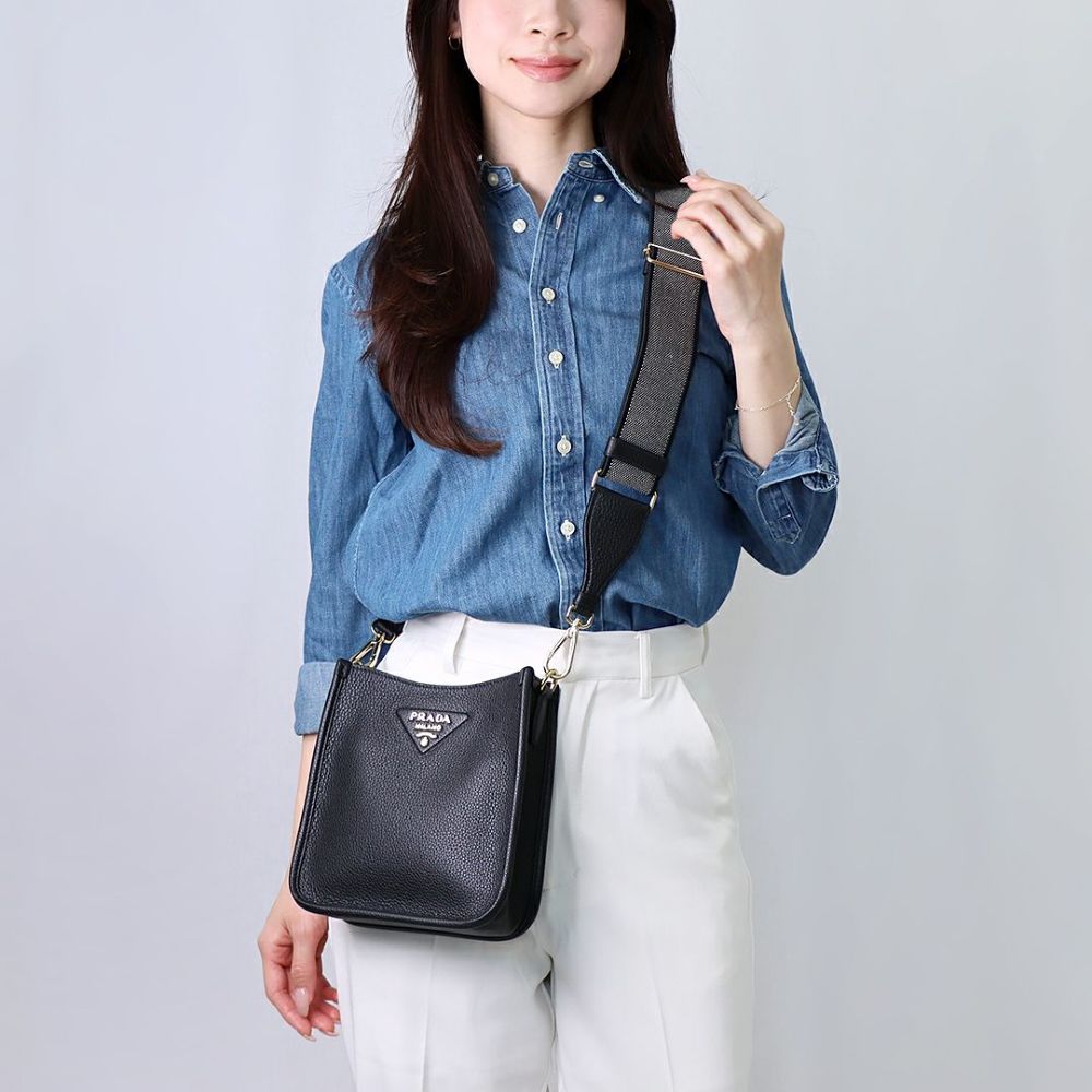 プラダ PRADA ショルダーバッグ BANDOLIERA 1BH191 2DKV 7NO F0632 NERO ブラック 【お取り寄せ】