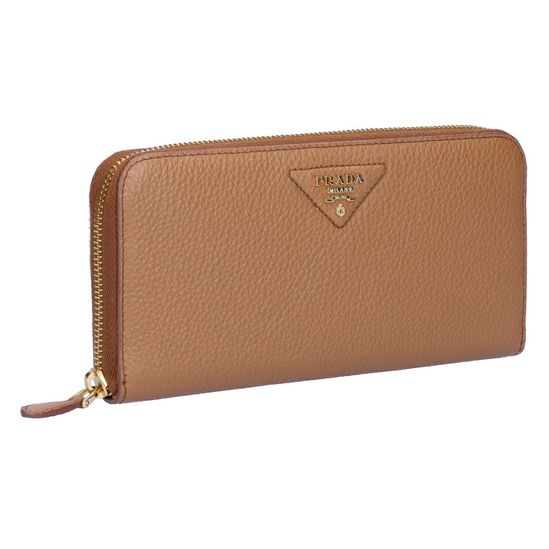 プラダ PRADA 長財布 VITTELO DAINO ヴッテロダイノ 1ML506 2BBE F03CW CARAMEL 【お取り寄せ】
