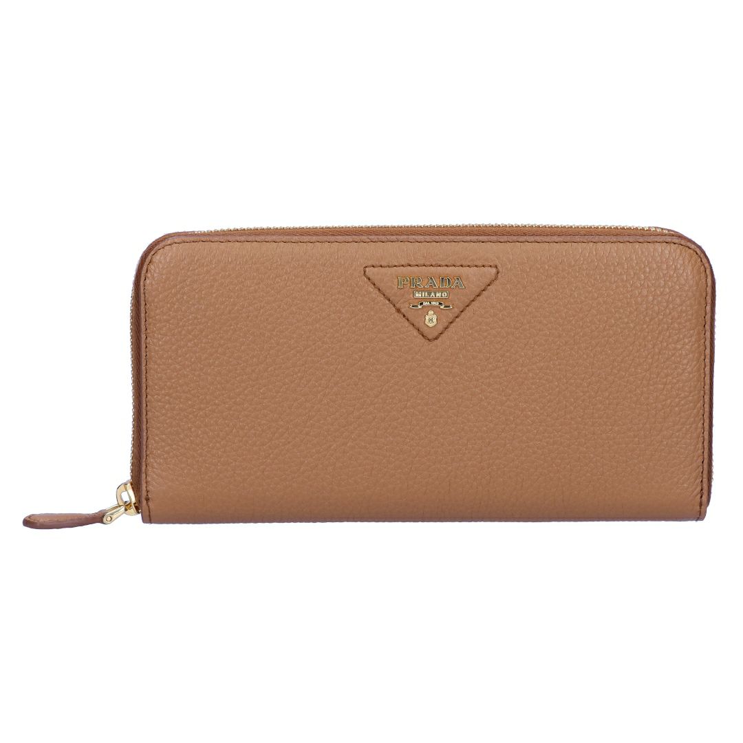 プラダ PRADA 長財布 VITTELO DAINO ヴッテロダイノ 1ML506 2BBE F03CW CARAMEL 【お取り寄せ】