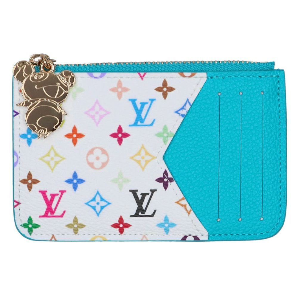 ルイヴィトン LOUIS VUITTON 村上隆 カードケース コインケース LV × TM ポルト カルト･ロミー M14171 カビラブルー