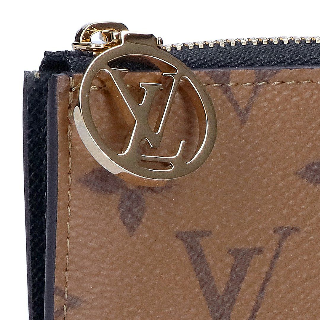 ルイヴィトン LOUIS VUITTON カードケース コインケース ポルトカルト・ロミー フューシャ M81912 モノグラム・リバース