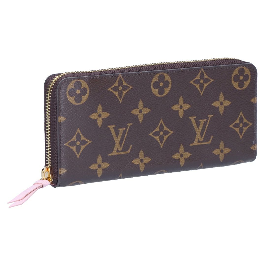 ルイヴィトン LOUIS VUITTON 長財布 ラウンド財布 ポルトフォイユ・クレマンス M61298 ローズ・バレリーヌ