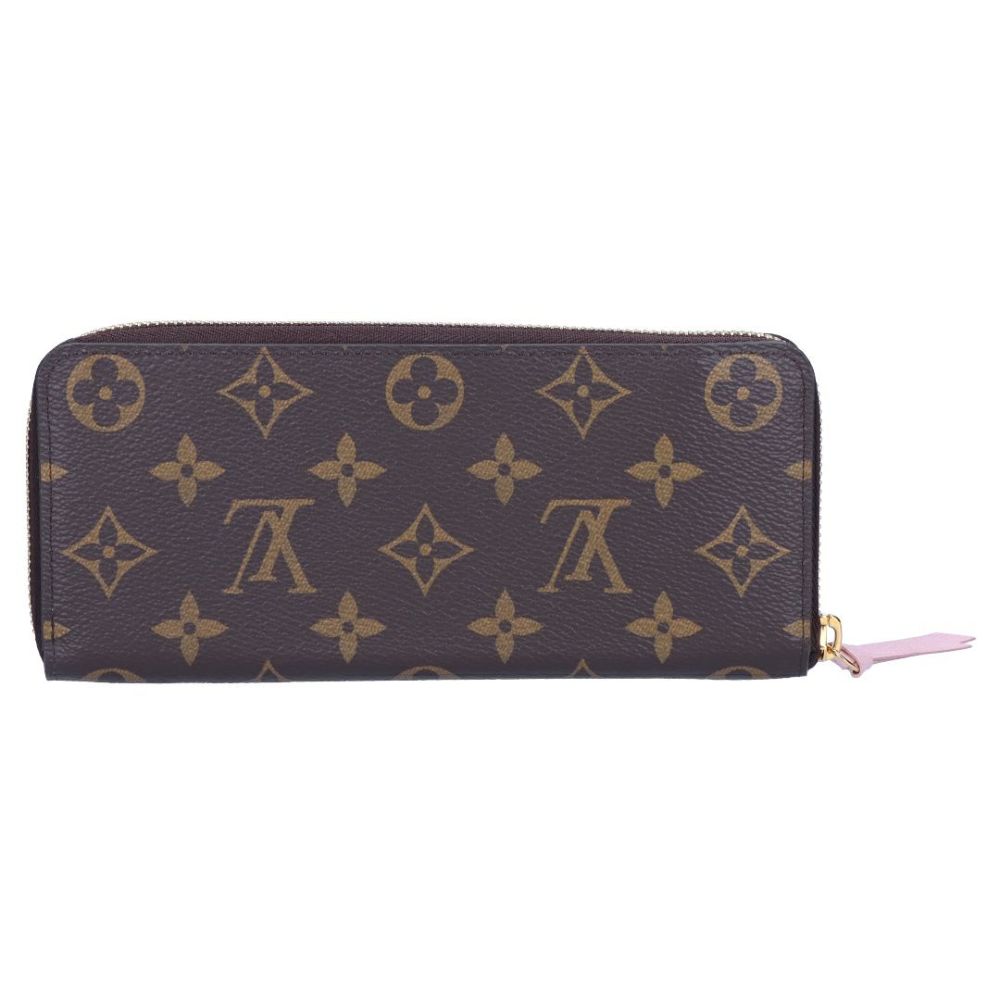 ルイヴィトン LOUIS VUITTON 長財布 ラウンド財布 ポルトフォイユ・クレマンス M61298 ローズ・バレリーヌ