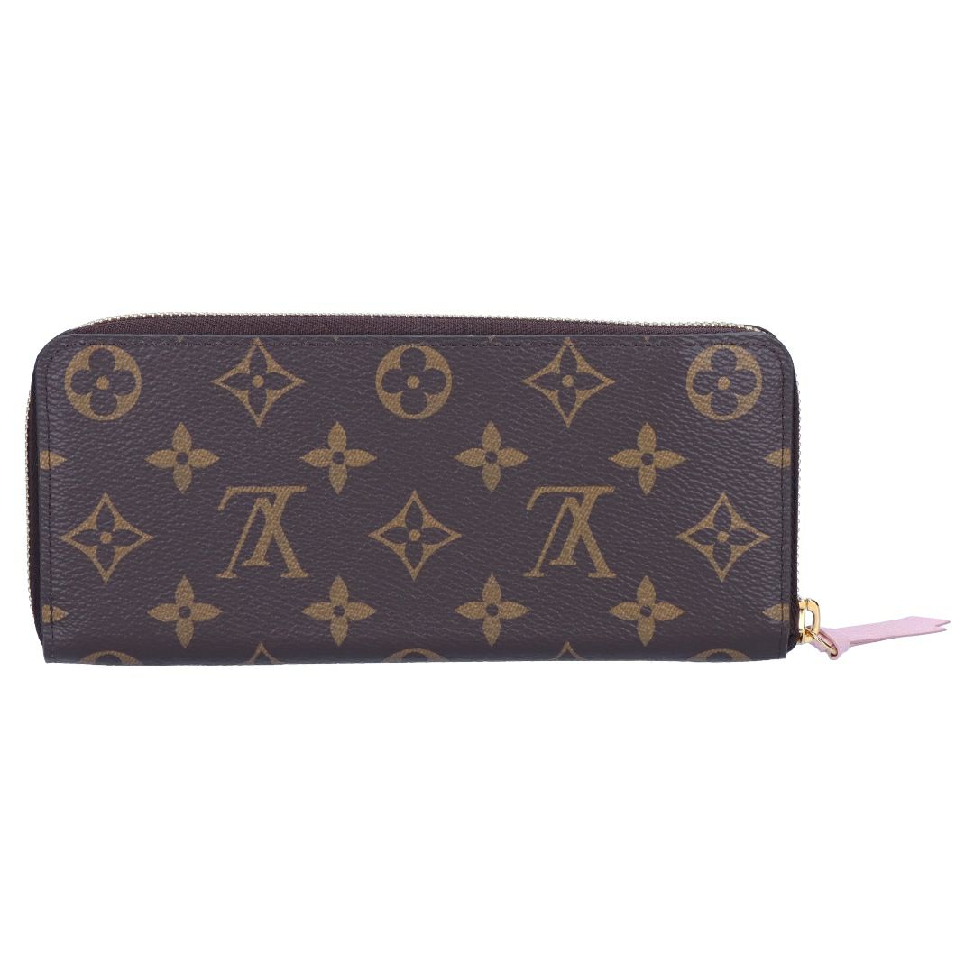 ルイヴィトン LOUIS VUITTON 長財布 ラウンド財布 ポルトフォイユ・クレマンス M61298 ローズ・バレリーヌ