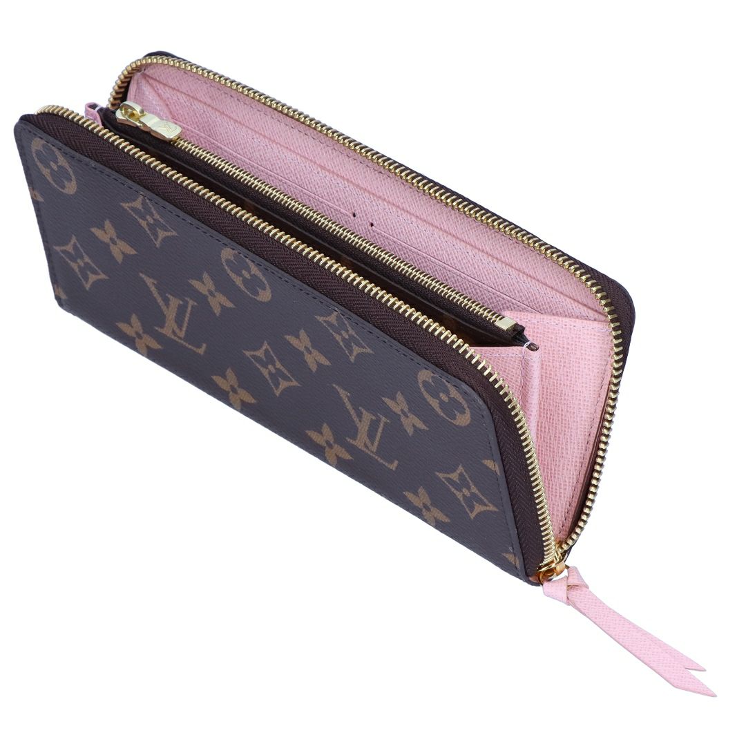 ルイヴィトン LOUIS VUITTON 長財布 ラウンド財布 ポルトフォイユ・クレマンス M61298 ローズ・バレリーヌ