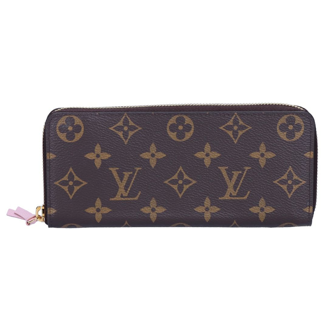 ルイヴィトン LOUIS VUITTON 長財布 ラウンド財布 ポルトフォイユ・クレマンス M61298 ローズ・バレリーヌ