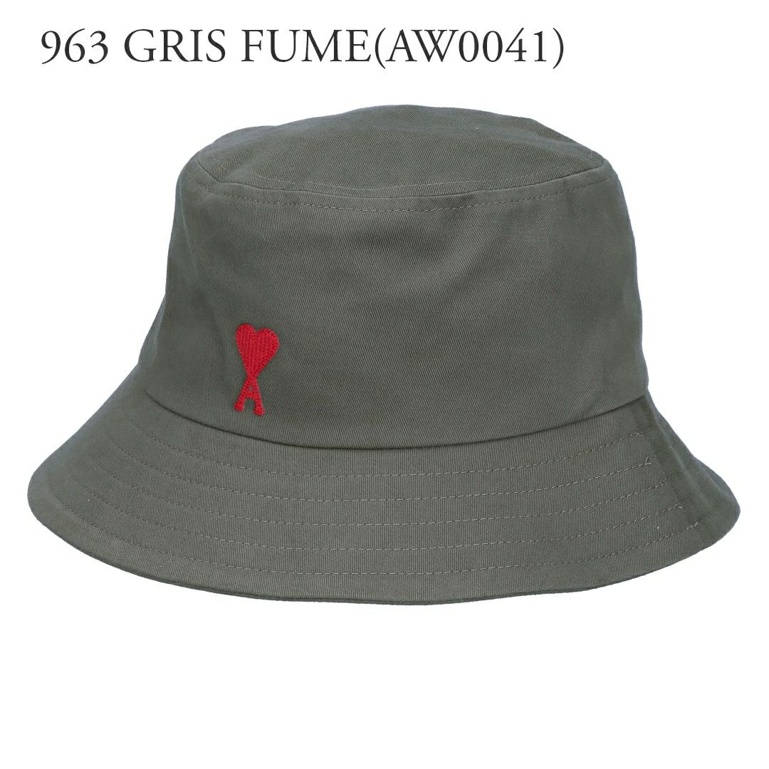 アミパリス AMI PARIS バケットハット 帽子 UHA246 AW0041 DE0046