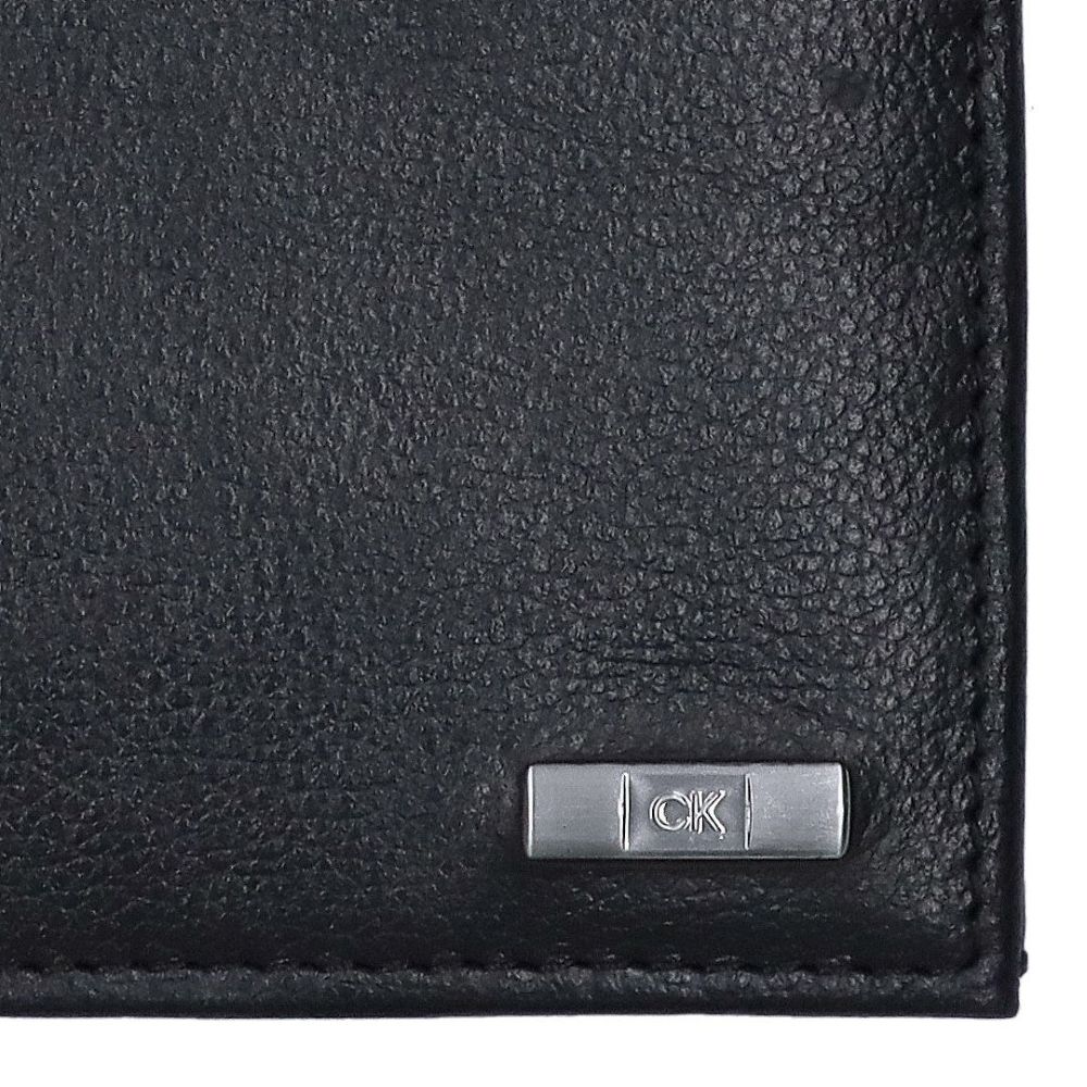 カルバンクライン CALVIN KLEIN メンズ 折財布 二つ折り財布 小銭入れ付き 31CK130018 BILLFOLD WITH COIN POCKET BLACK ブラック