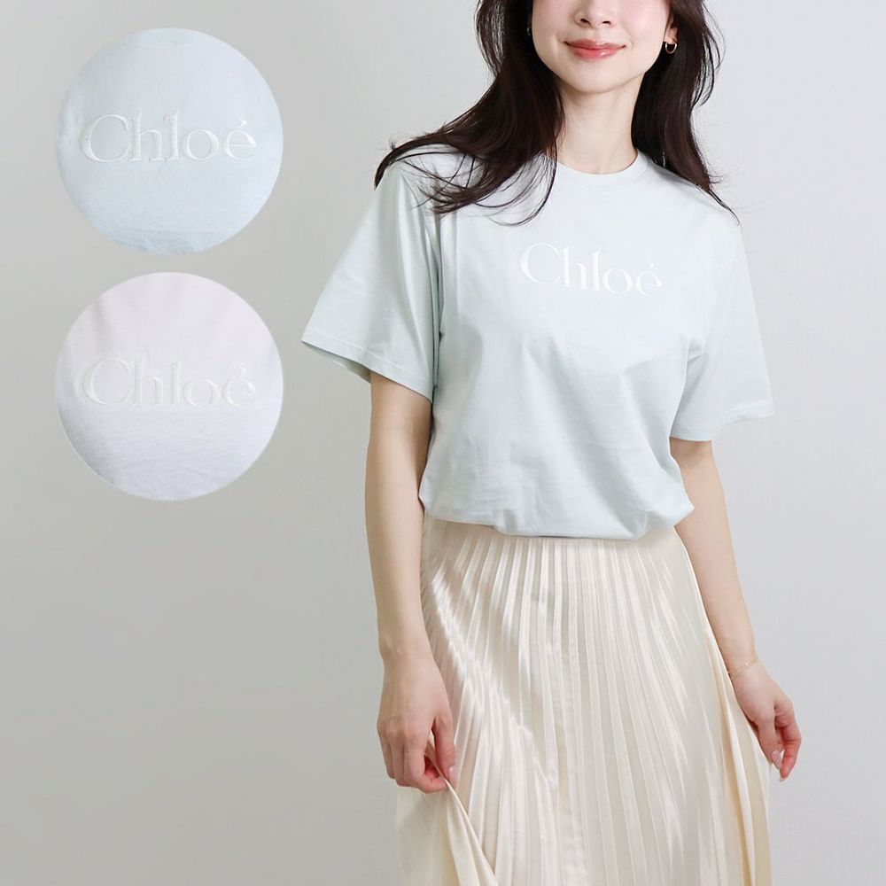 クロエ CHLOE キッズ レディース 半袖Tシャツ C20485 SHORT SLEEVES TEE-SHIRT