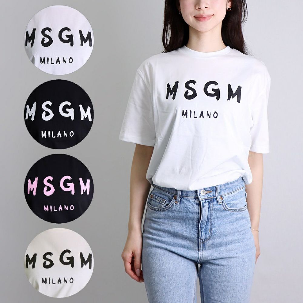 エムエスジーエム MSGM キッズ レディース 半袖Tシャツ S5MSJUTH063 JERSEY T-SHIRT UNISEX 【ゆうパケ可】
