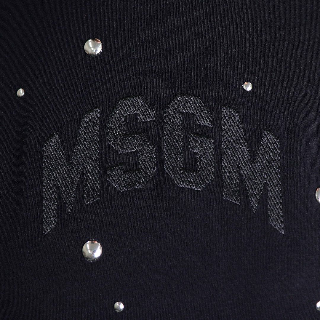 エムエスジーエム MSGM キッズ レディース 半袖Tシャツ S5MSJGTH215 STUDDED JERSEY OVER T-SHIRT GIRL