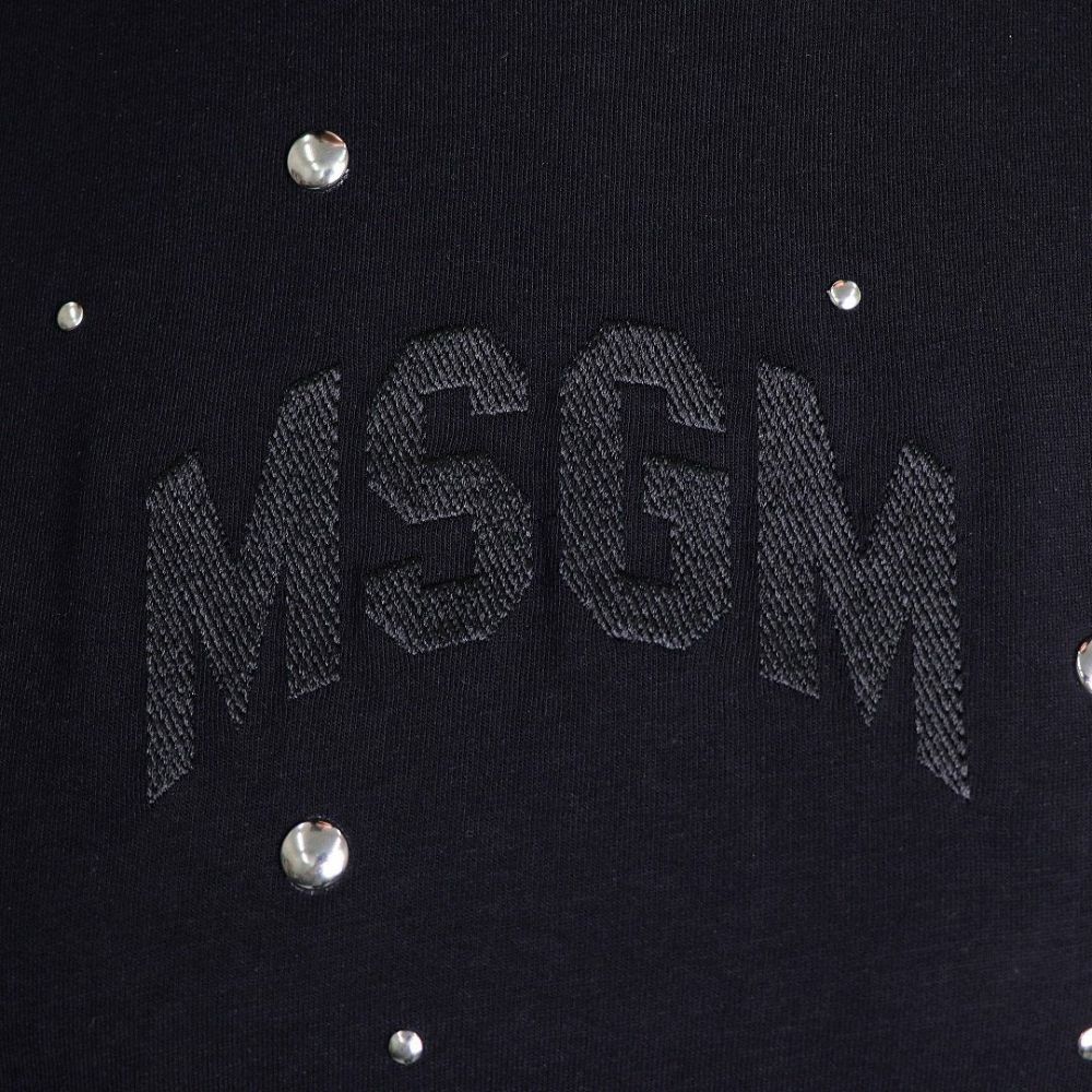 エムエスジーエム MSGM キッズ レディース 半袖Tシャツ S5MSJGTH215 STUDDED JERSEY OVER T-SHIRT GIRL