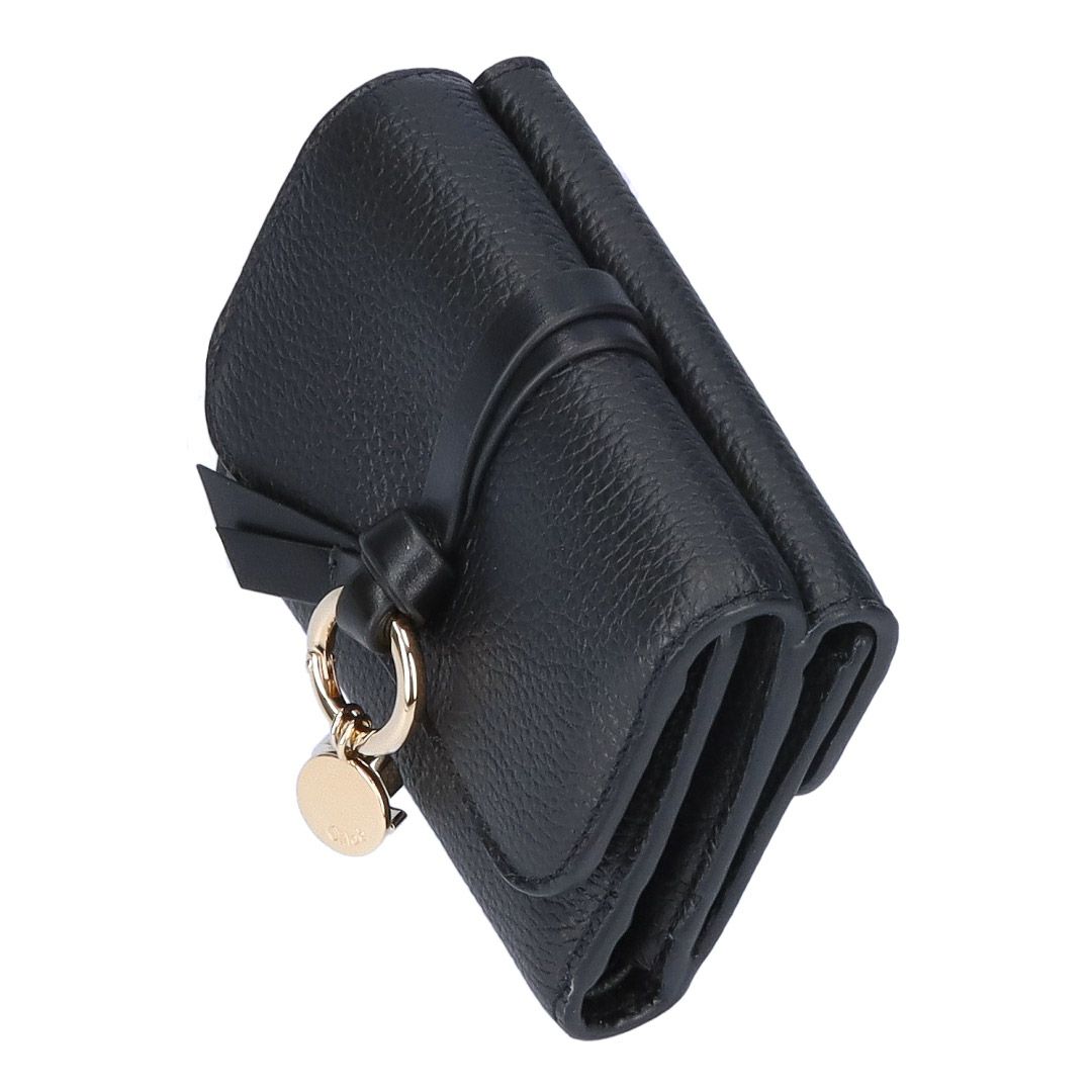 クロエ CHLOE 折財布 アルファベット CHC21WP945F57 ブラック(001 BLACK)