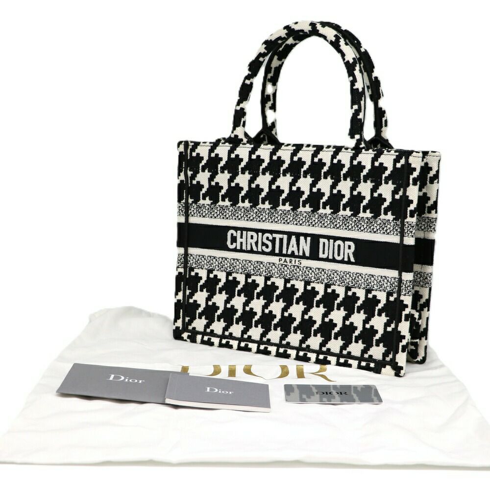 【リユース品】 ディオール DIOR バッグ トートバッグ ブックトート スモール ブラック 【お取り寄せ】