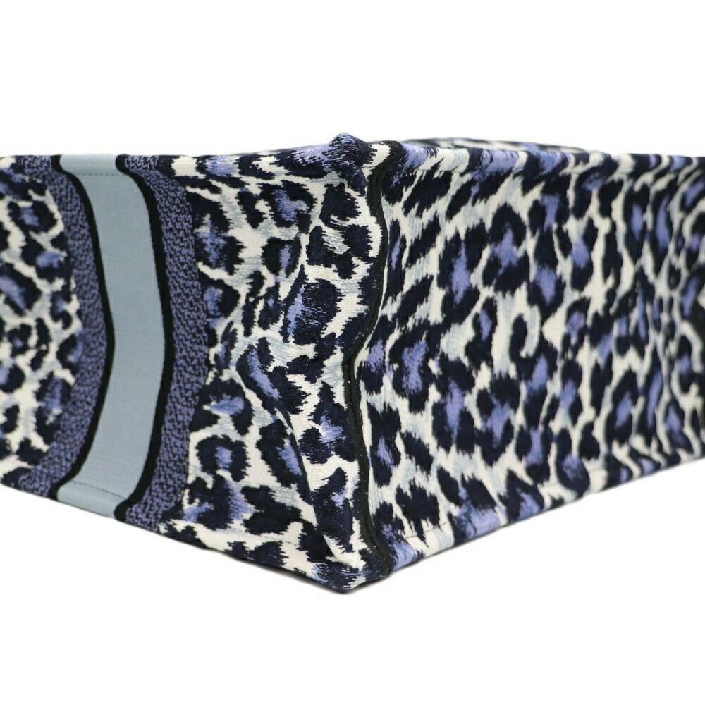 【リユース品】 ディオール DIOR バッグ トートバッグ ブックトート　ミディアム ブルー 【お取り寄せ】