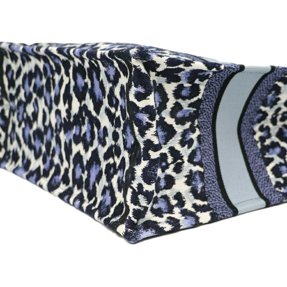 【リユース品】 ディオール DIOR バッグ トートバッグ ブックトート　ミディアム ブルー 【お取り寄せ】